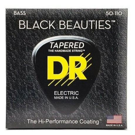 DR Strings BKBT-50 - BLACK BEAUTIES Струны для бас-гитары