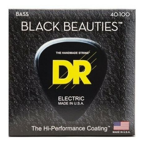 DR Strings BKB-40 - BLACK BEAUTIES Струны для бас-гитары