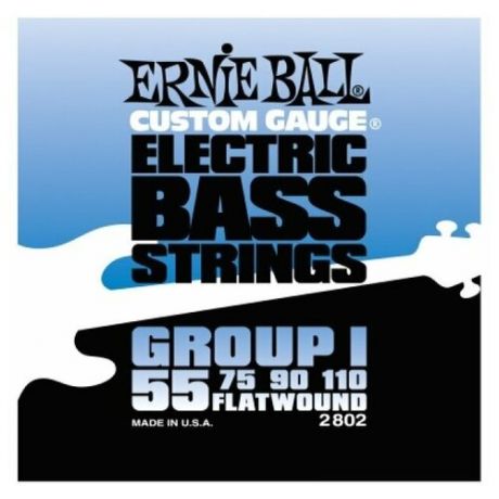 Ernie Ball 2802 Струны для бас-гитары Flat Wound Bass Group I