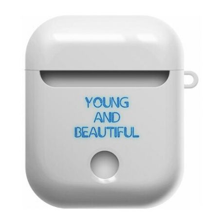 Чехол для AirPods EXCASE "Young and beautiful", белый
