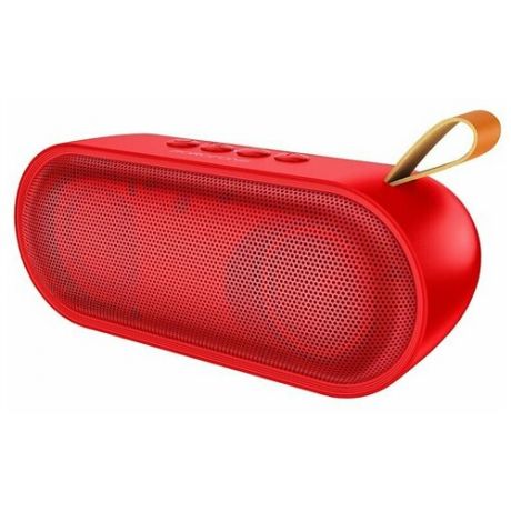 Колонка портативная Borofone, BR8, Broad sound, пластик, TF, USB, AUX, TWS, FM, цвет: красный