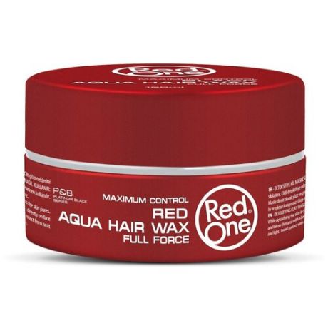 RedOne Аква-воск для волос ультрасильной фиксации Aqua Hair Wax RED, 150 мл