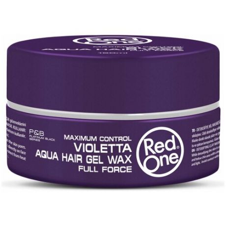 RedOne Аква-воск для волос ультрасильной фиксации Aqua Hair Wax VIOLETTA, 150 мл