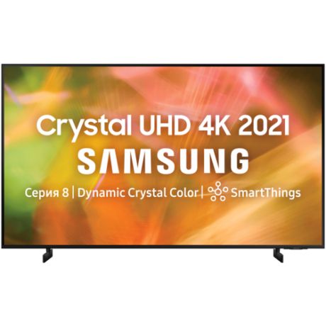 43" Телевизор Samsung UE43AU8000U LED, HDR (2021), черный