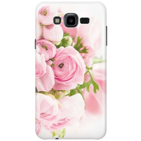 Cиликоновый чехол на Samsung Galaxy J7 Neo / Самсунг Джей 7 Нео с принтом "Розовые розы"