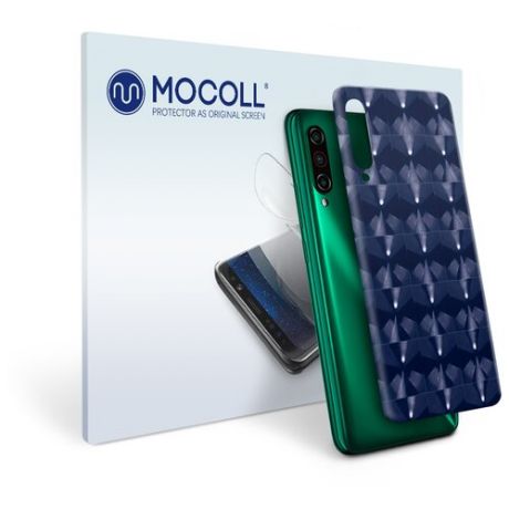 Пленка защитная MOCOLL для задней панели Meizu 15 Кошачий глаз Синий