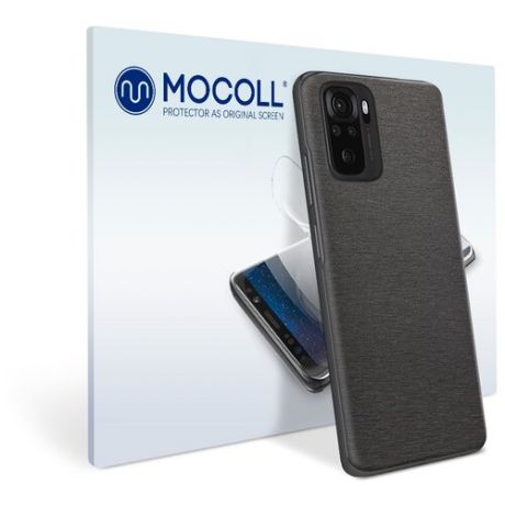 Пленка защитная MOCOLL для задней панели Xiaomi Redmi Note 10S Металлик Черный