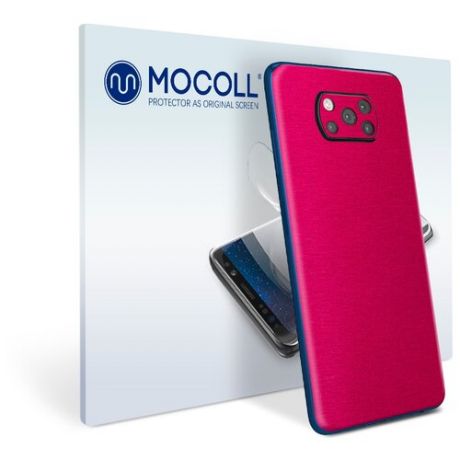 Пленка защитная MOCOLL для задней панели Xiaomi Poco C3 Металлик Розовый