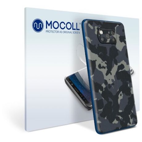 Пленка защитная MOCOLL для задней панели Xiaomi Poco M3 Хаки Черный