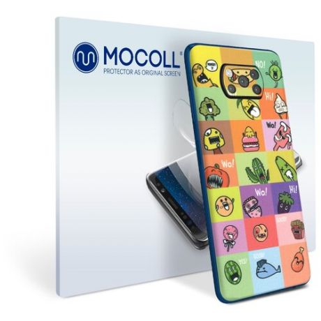 Пленка защитная MOCOLL для задней панели Xiaomi Poco M3 Рисунок овощи