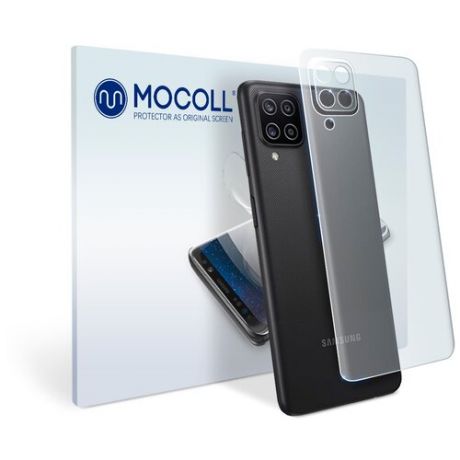 Пленка защитная MOCOLL для задней панели Samsung Galaxy A12 Прозрачная матовая