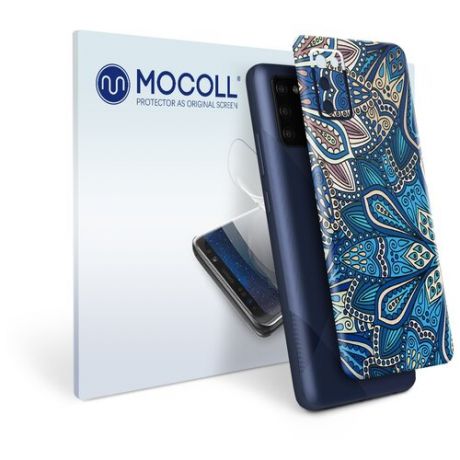 Пленка защитная MOCOLL для задней панели Samsung Galaxy A02S Богемный узор Флораль