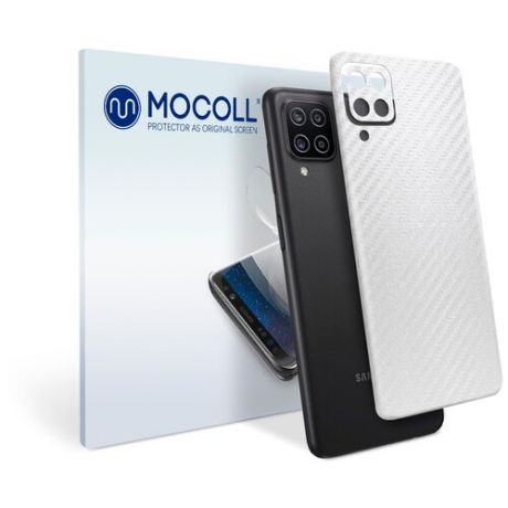 Пленка защитная MOCOLL для задней панели Samsung Galaxy A42 5G Карбон Прозрачный