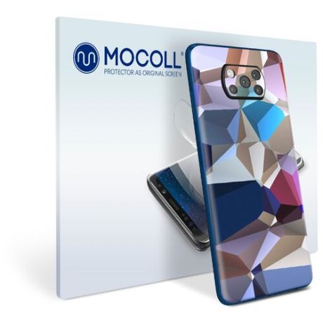 Пленка защитная MOCOLL для задней панели Xiaomi Poco F3 Цветная мозаика