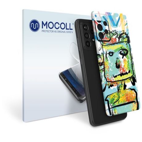 Пленка защитная MOCOLL для задней панели Samsung Galaxy A52 5G Рисунок портрет
