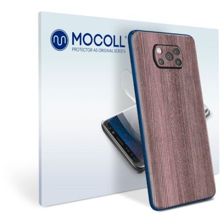 Пленка защитная MOCOLL для задней панели Xiaomi Poco X3 NFC Дерево Дуб Сонома