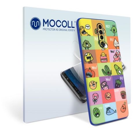 Пленка защитная MOCOLL для задней панели Xiaomi Poco M2 Рисунок овощи