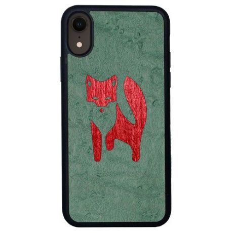 Чехол Timber&Cases для Apple iPhone XR, TPU, WILD collection - Хитрость леса/Лиса (Клен птичий глаз - Красный Кото)