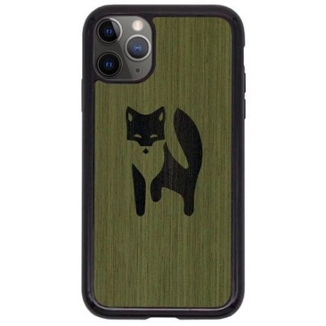 Чехол Timber&Cases для Apple iPhone 11 Pro, TPU, WILD collection - Хитрость леса/Лиса (Зеленый Кото - Эвкалипт)