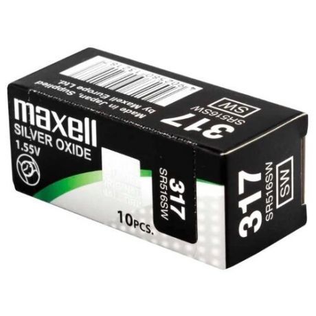 Батарейка Maxell SR516SW, 1 шт.