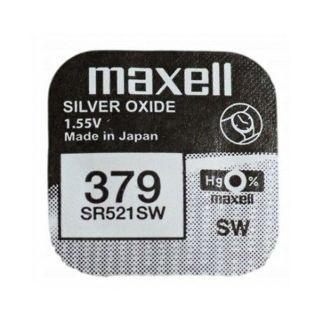 Батарейка Maxell SR521SW, 1 шт.