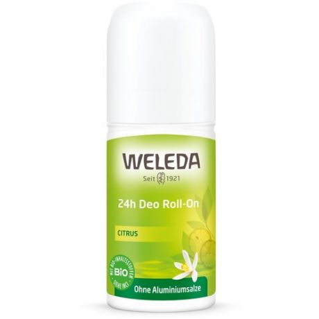 Цитрусовый дезодорант WELEDA Roll-On 24 часа, 50мл