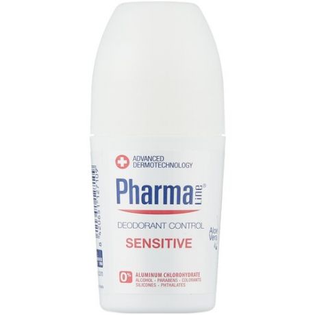 Pharmaline, Дезодорант Sensitive, ролик, 50 мл