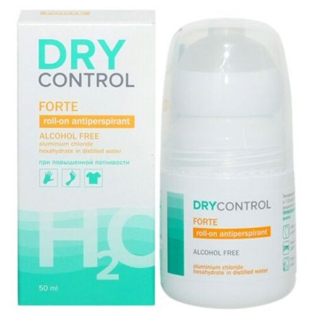 DryControl, Антиперспирант Forte H2O, ролик, 50 мл