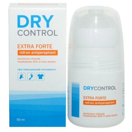 DryControl, Антиперспирант Extra Forte, ролик, 50 мл