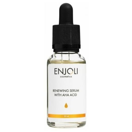 Enjoli, Обновляющая сыворотка для лица с AHA кислотами для жирной и проблемной кожи, без парабенов 30 мл