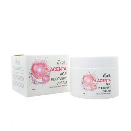Ekel Age Recovery Cream Placenta Крем для лица с фитоплацентой 100 гр