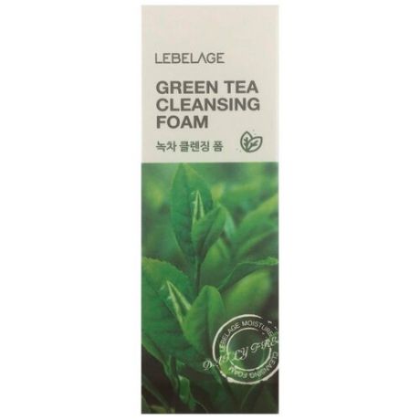 Пенка для умывания с экстрактом зеленого чая, 100мл, LEBELAGE