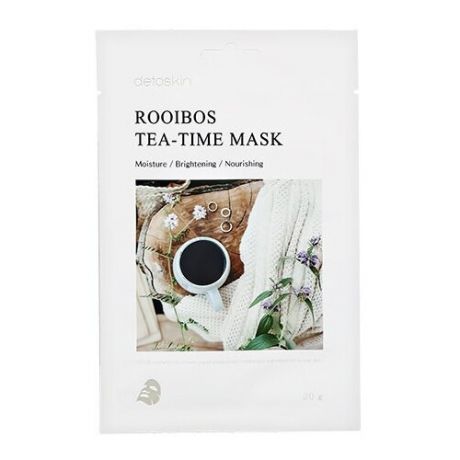 Detoskin ROOIBOS TEA-TIME MASK Тканевая маска с экстрактом чая ройбос