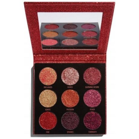 REVOLUTION Палетка глиттеров Pressed Glitter Palette house of fun