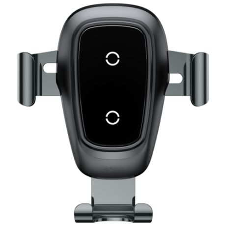 Гравитационный держатель с беспроводной зарядкой Baseus Metal Wireless Charger Gravity Car Mount (Air Outlet Version) черный