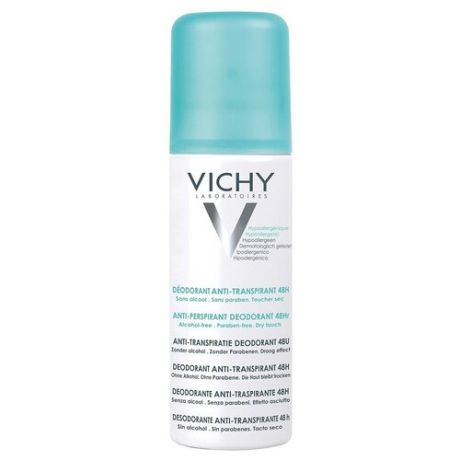 Vichy, Дезодорант-антиперспирант регулирующий избыточное потоотделение, спрей, 125 мл