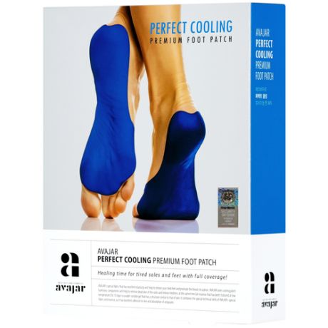 Avajar Perfect Cooling Premium Foot Patch - Охлаждающая маска для ступней ног, 1 уп (5 шт)