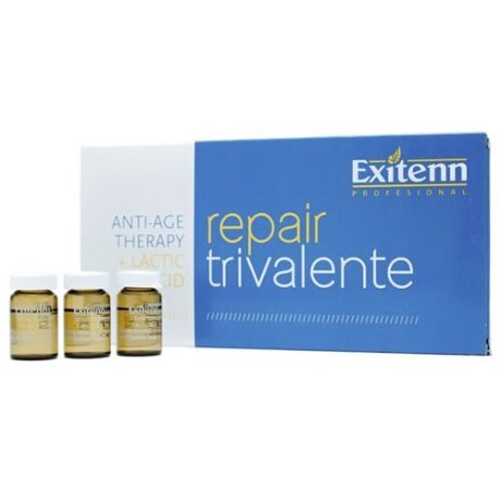 Exitenn Реструктурирующая эмульсия для волос "Repair Trivalente", 10 шт