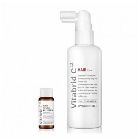 Набор против выпадения волос Vitabrid C12 Hair Tonic Set Scalp Relief