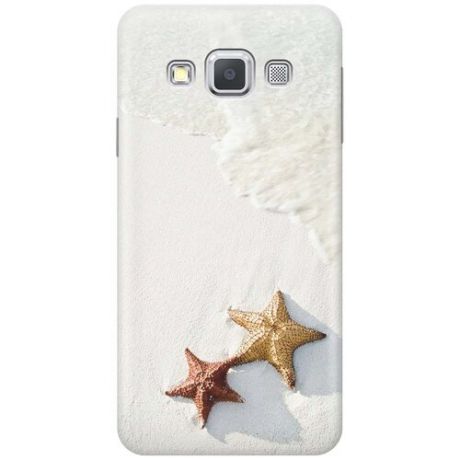 Cиликоновый чехол на Samsung Galaxy A3 / Самсунг А3 с принтом "Две морские звезды"