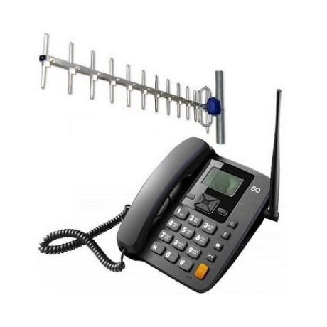 BQ 2410 Point 2 SIM с внешней антенной 17 дБи кабель 15м стационарный сотовый телефон GSM