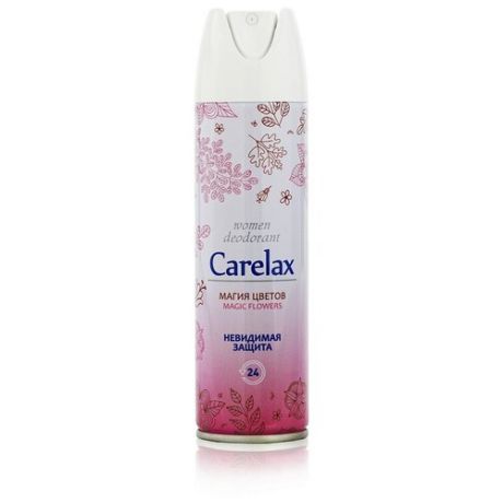Carelax, Дезодорант-антиперспирант Extra Protection Магия цветов, спрей, 150 мл
