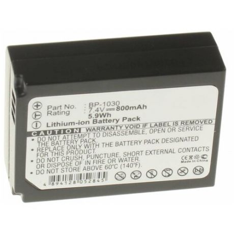 Аккумулятор iBatt iB-B1-F323 850mAh для Samsung BP1030, BP-1130,