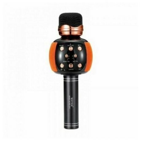 Беспроводной караоке-микрофон WSTER WS-2911, оранжевый