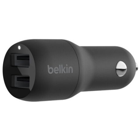 Автомобильное зарядное устройство Belkin Boost Up Dual USB- A 24W CCB001btBK (Black)