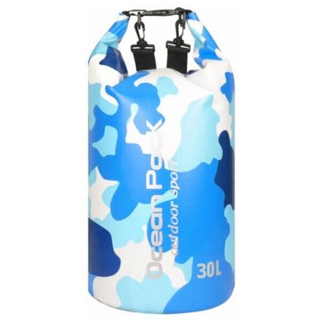 Водонепроницаемая сумка Nuobi Camouflage Ocean Pack (Голубой (30 л))