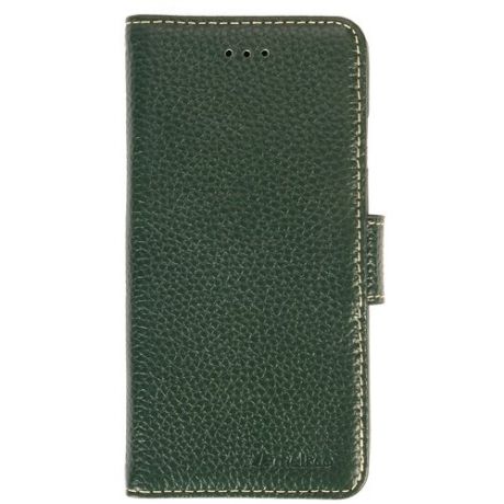 Кожаный чехол книжка Melkco для Apple iPhone 12 mini (5.4") - Wallet Book Type, темно-зеленый