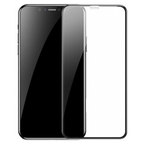 Защитное стекло для iPhone 11 Pro Max/XS Max Baseus All- screen Arc- surface - Черное (SGAPIPH65- HE01)