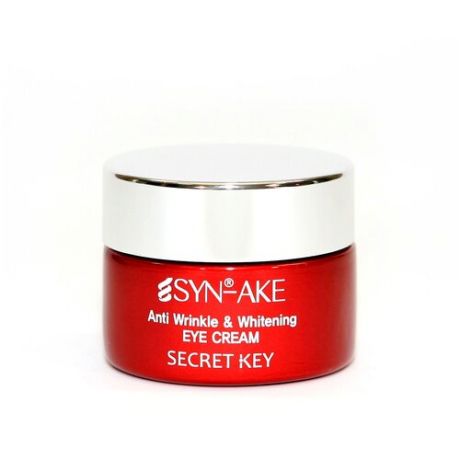 Secret Key Крем для кожи вокруг глаз SYN-AKE Anti Wrinkle & Whitening Eye Cream, 15 мл