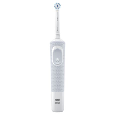 Электрическая зубная щетка Oral-B Vitality 100 Sensi UltraThin + зубная нить, белый